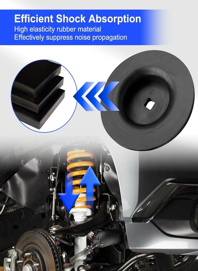 TIKSCIENCE Coil Spring Insulator Compatible with Chevy GMC Cadillac Escalade Buick Rainier Olds Bravada Replace 15765071 K160072 - Image 2